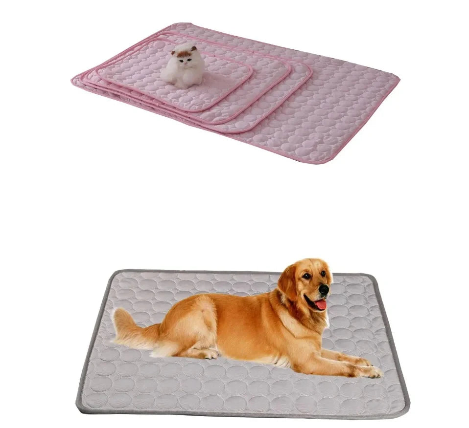 Dog Cooling Mat Summer Pet Cold Bed Extra Large For Small Big Dogs Pet Accessories Cat Durable Blanket Sofa Cat Ice Pad Blanket