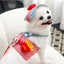 Cartoon Pet Harness Leash Sun Hat Set Cute Kitten Puppy Costume Cat Small Dogs Vest Harness Rope Cap 3pcs Outdoor Pet Supplies