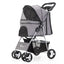 Pet Stroller with Sunroof -Foldable, lightweight, Single Handed, size S M L