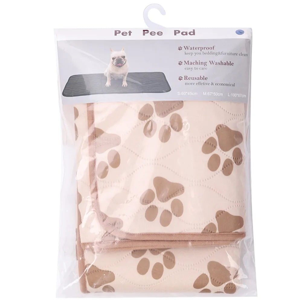 Pet Dog Diaper Mat Waterproof Reusable Training Pad Urine Absorbent Environment Protect Diaper Mat Washable Dog Car Seat Mat