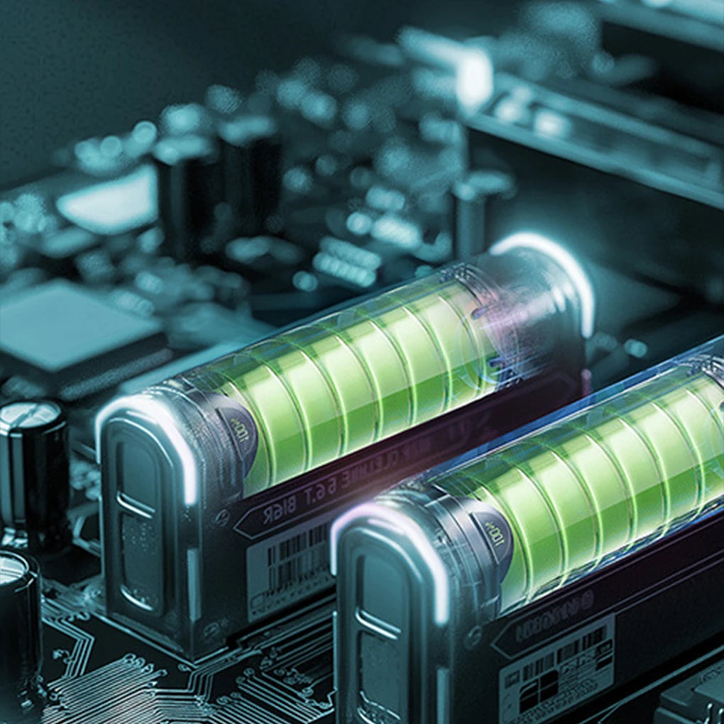 RGB Colorful Desktop Fan: Whisper - Quiet, Boasting Potent Wind Power in a Compact Design. The Ultimate Choice for Personal Cool