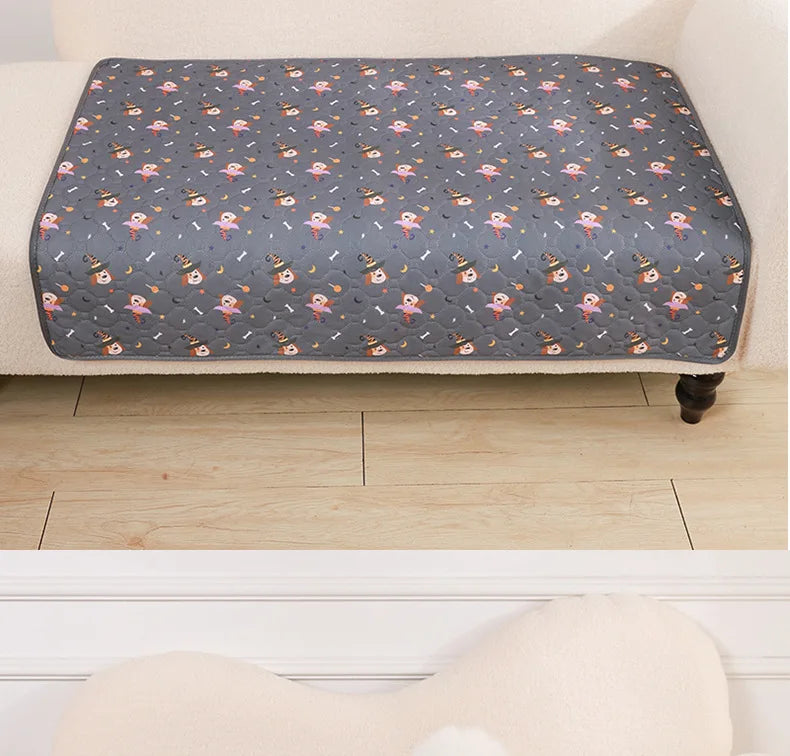 Dog Pee Pads Washable Dog Pet Diaper Mat Waterproof Puppy Cat Training Diaper Mat Pet Supplies
