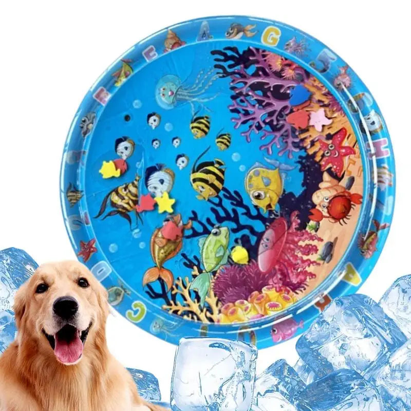 Summer Cooling Pet Water Bed Cushion Ice Pad Dog Sleeping Square Mat For Puppy Dogs Cats Pet Kennel Top Quality Cool Accessories