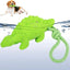 Dog Floating Toy Rubber Non-Toxic Safety Wear-resisting Pool Toy with Rope Summer Outdoors Pet Interactive Fetch&Play Beach Toy
