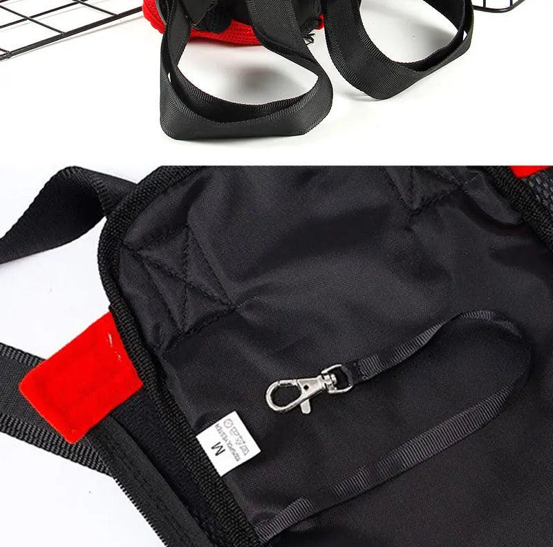 Adjustable Dog Front Carrier Legs Out Dog Breathable Portable Travel Pet Dog Carrier Backpack Mesh Carrier for Dog Cats Outdoor