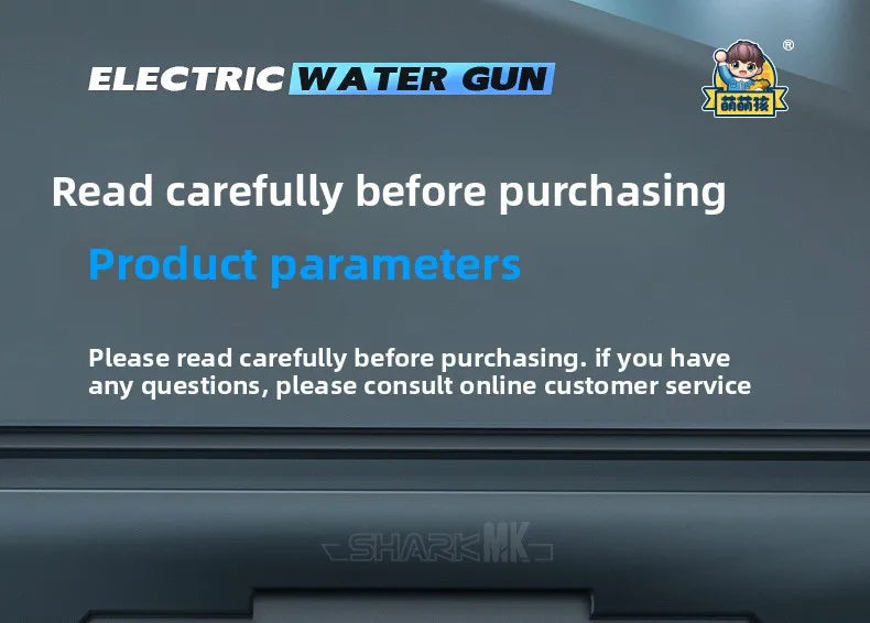 Electric Water Gun Outdoor Toys LED Light Sound Effects Flame Spray High Pressure High Speed Squirt Gun for Kids Adults Summer