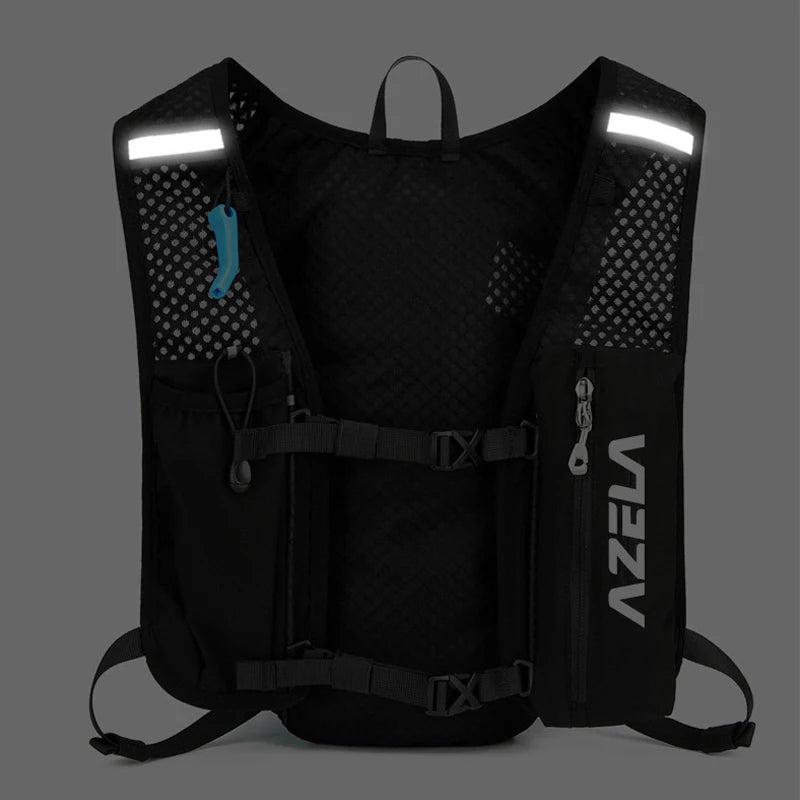 Outdoor Trail Running Ultralight Backpack Hydration Jogging Vest Men Breathable Marathon Bicycle Bag Water Bottle 250ML/1.5L