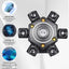 KEMAX Mini Beam 100W LED Mobile Head RGBW 6Arm Strobe Disco Party Light DMX DJ Accessories Nightclub Robot Stage Effect Light