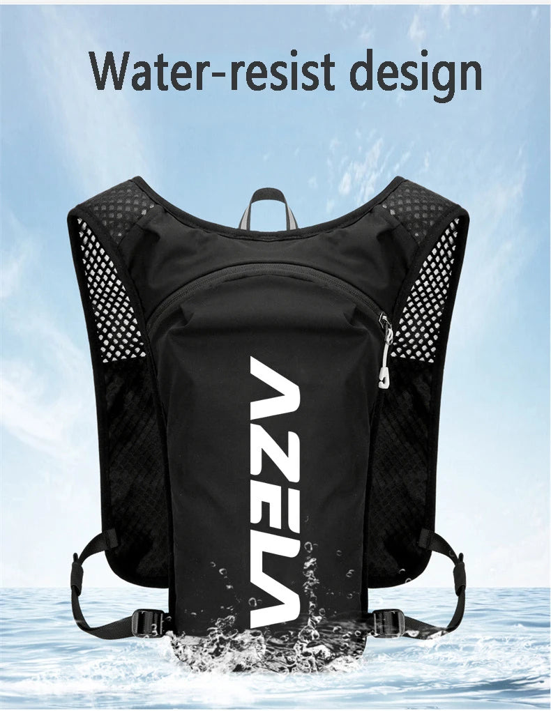 Outdoor Trail Running Ultralight Backpack Hydration Jogging Vest Men Breathable Marathon Bicycle Bag Water Bottle 250ML/1.5L