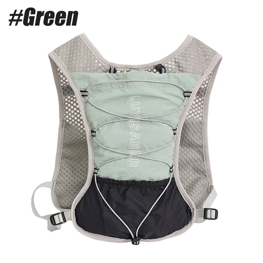 1PCS Hydrated Backpack,5L Running Vest, Hiking Backpack,Suitable for Running, Hiking, Marathon, and Both Men and Women Cycling