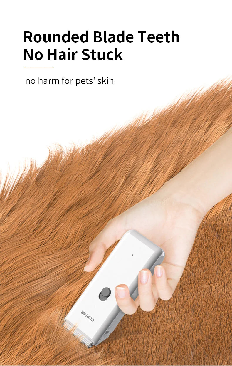 Small Dog Hair Clipper USB Rechargeable Pets Trimmer Cat Shaver Cutting Machine Puppy Carving Grooming Haircut Kit Low Noice