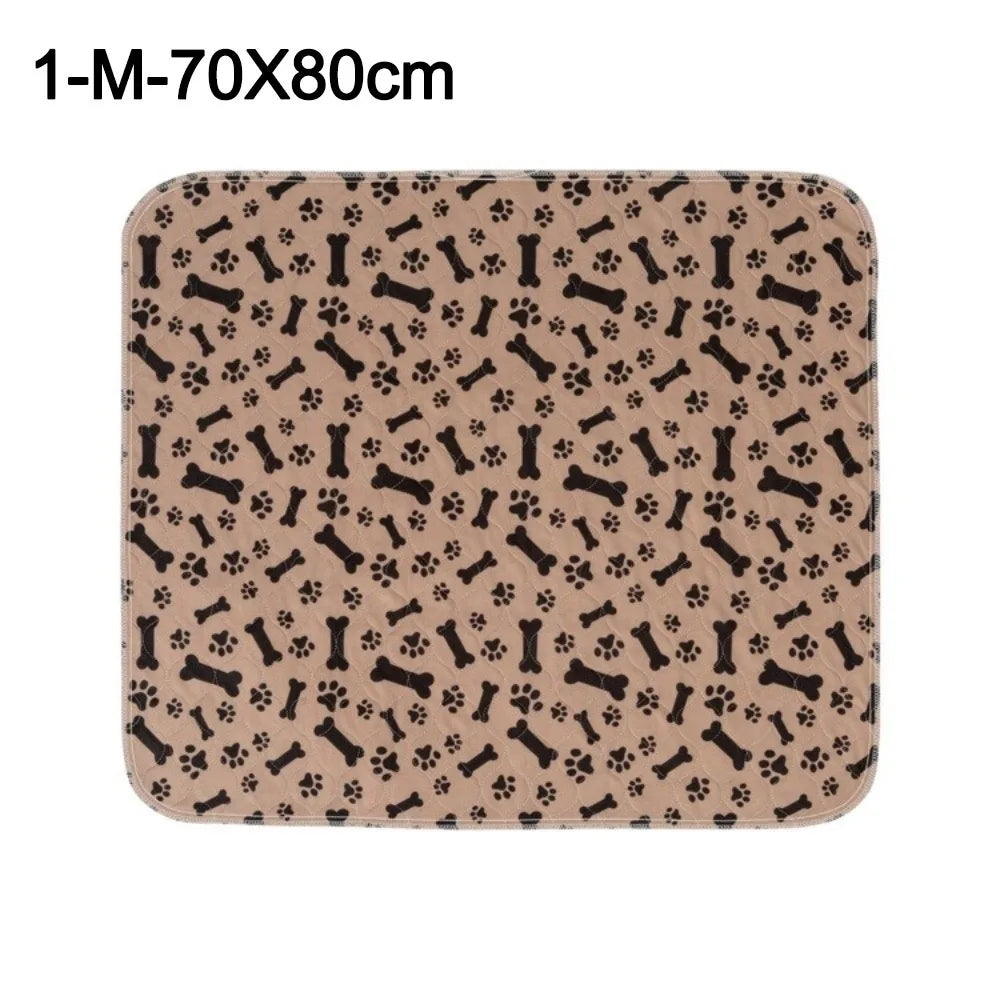 Absorbing Pad Waterproof Puppy Pee Pad Reusable Fast Absorbing Pet Bed Mat Soft Non-slip Dog Urine Pad Pet Training