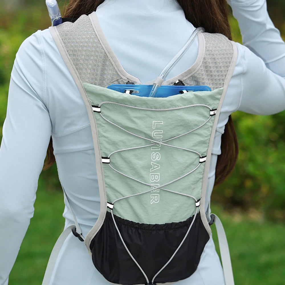 1PCS Hydrated Backpack,5L Running Vest, Hiking Backpack,Suitable for Running, Hiking, Marathon, and Both Men and Women Cycling