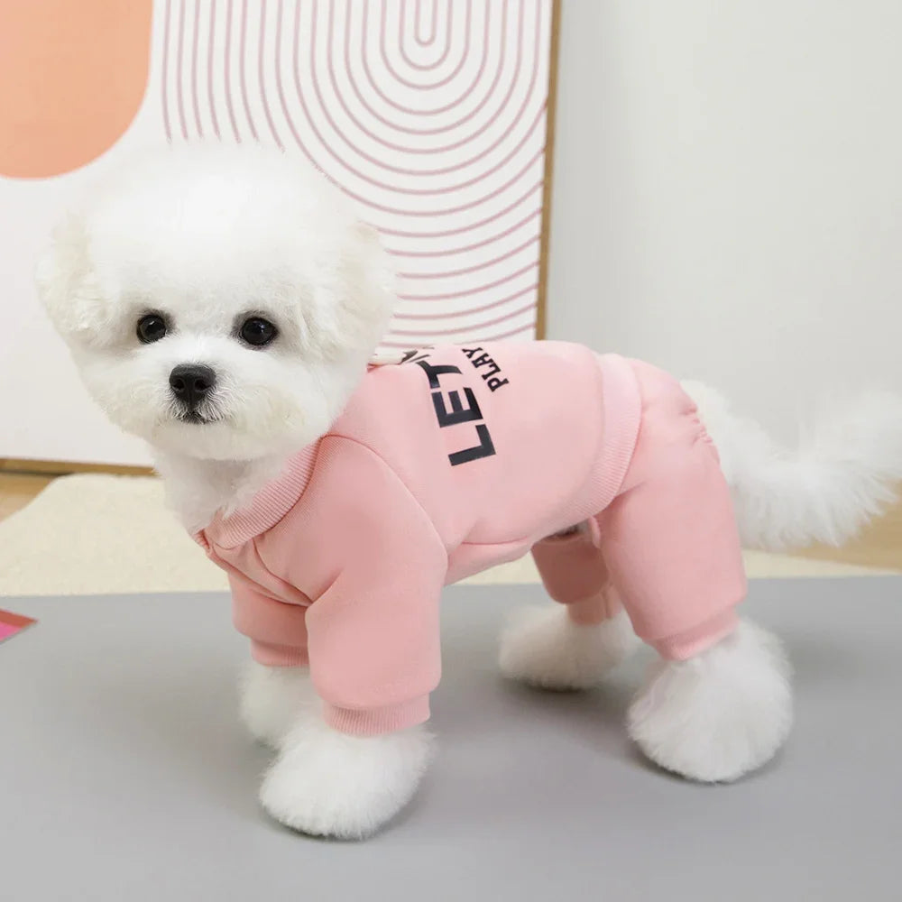 Winter Warm Pet Dog Coat for Small Medium Dogs Puppy Clothes Dog Jumpsuit Thicken Dog Hoodies Pet Supplies