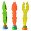 3 Piece Kids Sports Pool Toys Ocean Plant Shape Diving Toys Diving Swimming Training Pool Kids Accessories