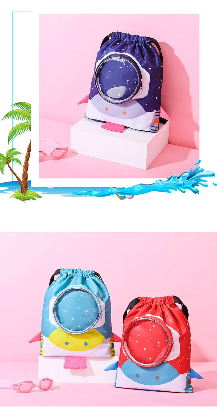 Sports Bags Waterproof Swimming Dry Backpacks Beach Accessories Large Summer Pool Handbags Children's Sea Pouch For Kids Gym