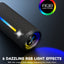 OHAYO X10MAX Bluetooth Speaker 35W - IPX7 Waterproof, Powerful Stereo Sound, 24H Playtime, TWS Pairing, Dazzling Lights, Bass Up