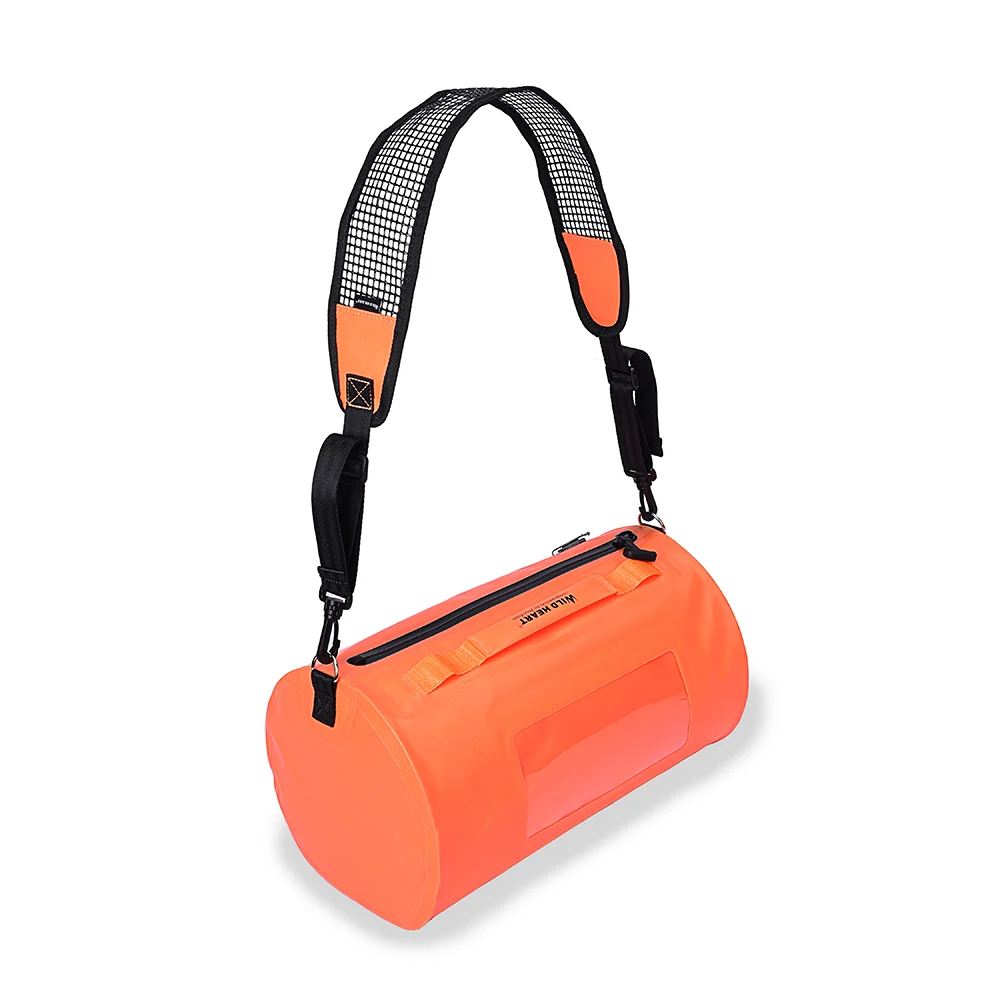 WILD HEART 15L Swimming Waterproof Bag Surf Bag Floating Bag Breathable Shoulder Strap Airtight Zipper Dry Bag