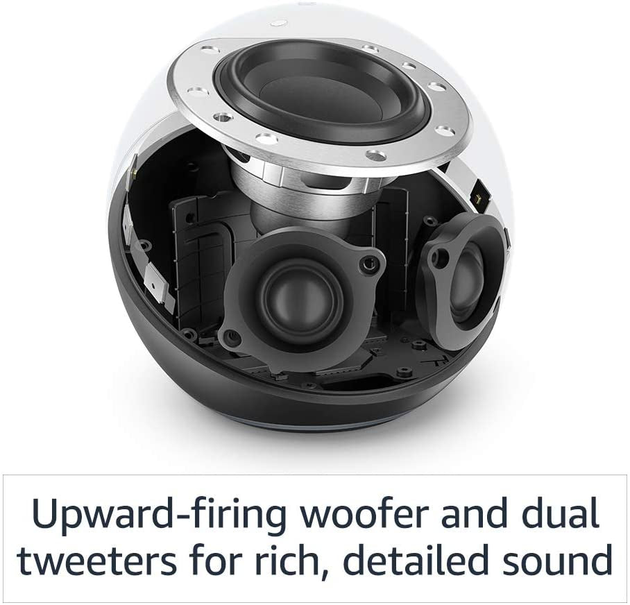 Echo (Newest Model), Alexa Speaker with Premium Sound, Ideal for Large Bedrooms, Living Rooms and Kitchens, Twilight Blue-AM1502