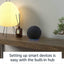 Echo (Newest Model), Alexa Speaker with Premium Sound, Ideal for Large Bedrooms, Living Rooms and Kitchens, Twilight Blue-AM1502