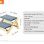 VEVOR Wooden Pet Steps and Ramp Combo 2-in-1 Design Foldable Access for Beds Steps Structure for Pets of Small to Large Size